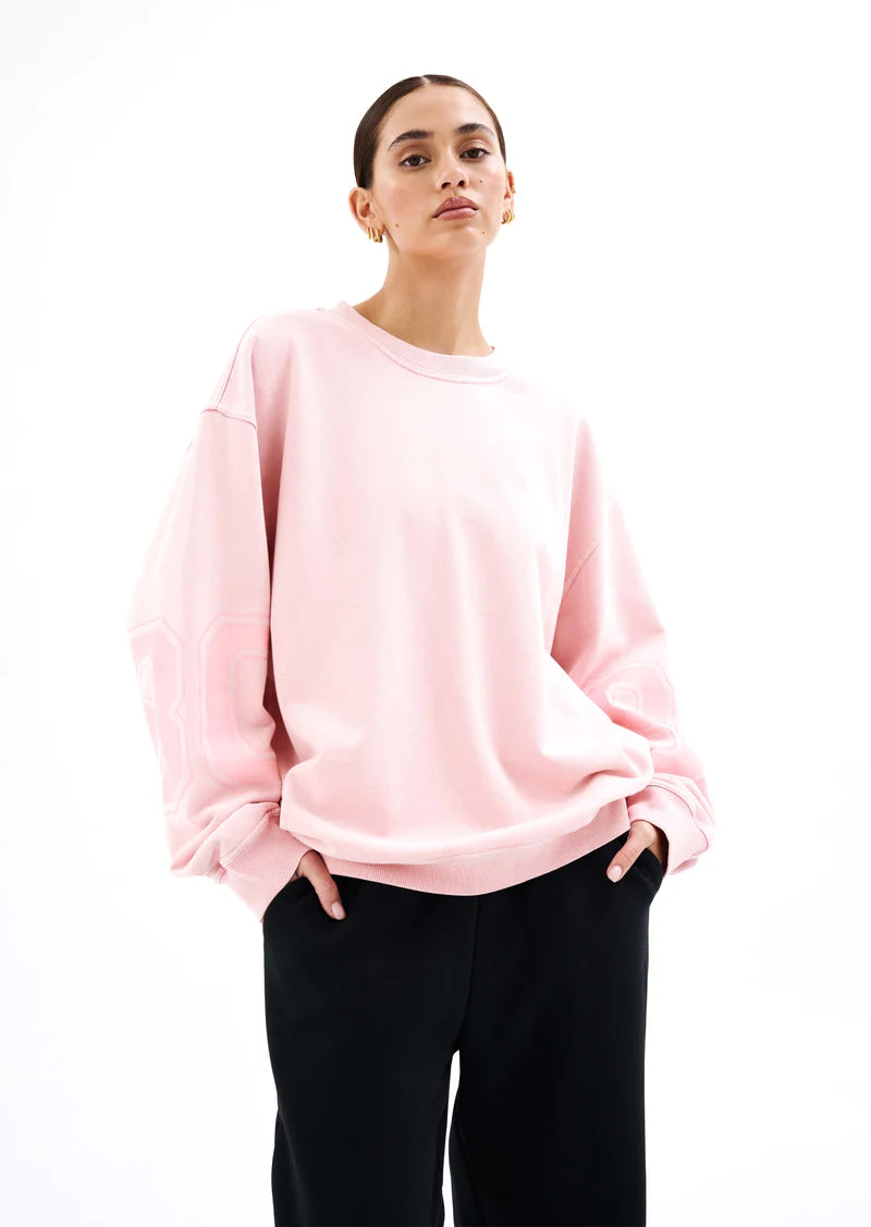 P.E Nation - Backfield Sweater - Flamingo Pink