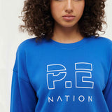 P.E NATION - Heads Up Sweat - Electric Blue