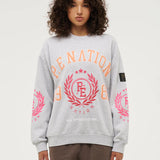 P.E NATION - Baltoro Sweat - Grey Marl