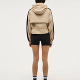 P.E NATION - Cropped Man Down Jacket - Sesame