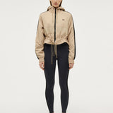 P.E NATION - Cropped Man Down Jacket - Sesame