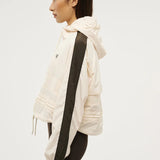 P.E NATION - Cropped Man Down Jacket - Whisper White