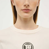 P.E NATION - Sportive Short Sleeve Tee - Washed Whisper White