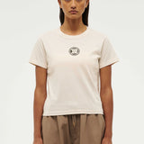 P.E NATION - Sportive Short Sleeve Tee - Washed Whisper White