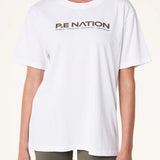 P.E NATION - Areo SS Tee - Optic White / Khaki