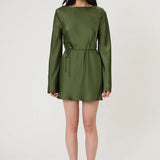 REMAIN - Phoenix Mini Dress - Seaweed