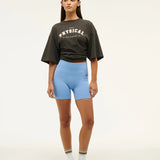 P.E NATION - Physical Oversized Tee - Washed Black