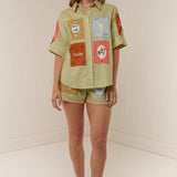 PALM NOOSA - Maya Shirt - Maya Tile