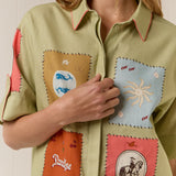 PALM NOOSA - Maya Shirt - Maya Tile