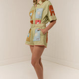 PALM NOOSA - Maya Shorts - Maya Tile