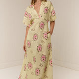 PALM NOOSA - Jasmine Dress - Savanna Tile