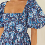PALM NOOSA - Lola Dress - Blue Paisley
