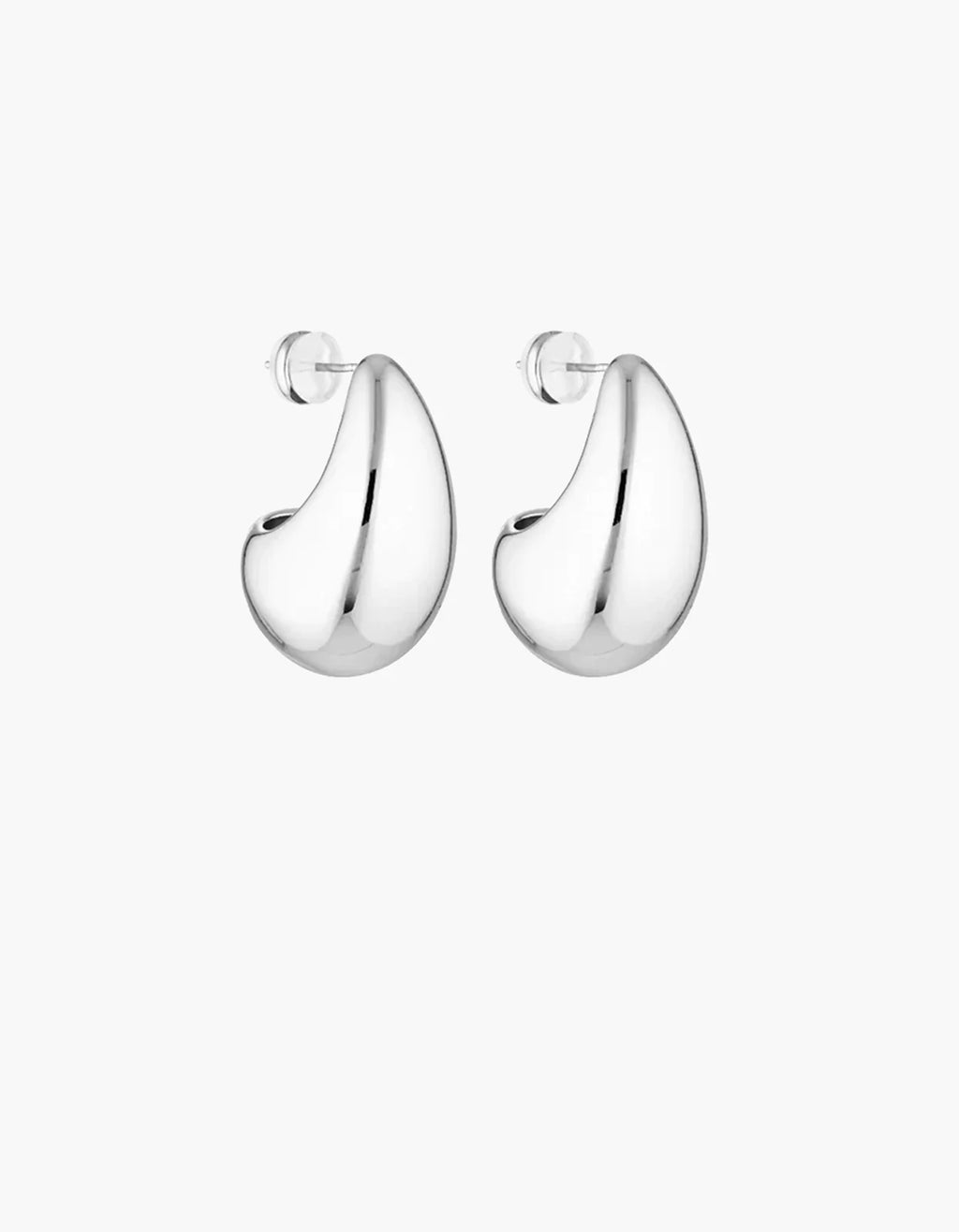 Porter - Blob Earrings - Silver