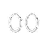 PORTER - 90's Hoops - 20mm | White Gold