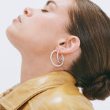 PORTER - Angel Hoops - 20mm | Silver