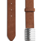 PORTER - Turtle Belt - Mocha Mousse / Silver