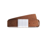 PORTER - Turtle Belt - Mocha Mousse / Silver