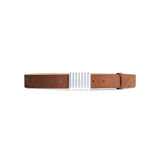 PORTER - Turtle Belt - Mocha Mousse / Silver