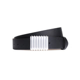 PORTER - Turtle Belt - Noir / Silver