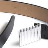 PORTER - Turtle Belt - Noir / Silver