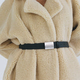 PORTER - Turtle Belt - Noir / Silver