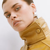 PORTER - Dina Hoops | White Gold