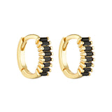PORTER - Gemini Huggies - Gold/Onyx