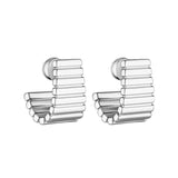 PORTER - Turtle Earrings | White Gold