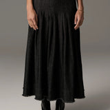 POL CLOTHING - Reece Denim Skirt - Black Wash