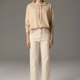 POL CLOTHING - Beech Drawcord Knit - Pebble