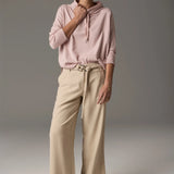 POL CLOTHING - Beech Drawcord Knit - Pink