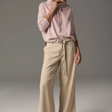 POL CLOTHING - Beech Drawcord Knit - Pink