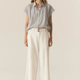POL CLOTHING - Carsen Full Length Pant - Ecru