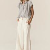 POL CLOTHING - Carsen Full Length Pant - Ecru