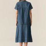 POL CLOTHING - Carsen Denim Shirt - Light Wash