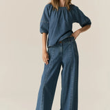 POL CLOTHING - Carsen Full Length Pant - Light Wash
