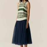 POL CLOTHING - Marc Multi Tank - Green Multi