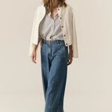 POL CLOTHING - Carsen Crop Pant - Light Wash