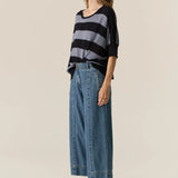 POL CLOTHING - Carsen Crop Pant - Light Wash