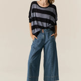 POL CLOTHING - Carsen Crop Pant - Light Wash