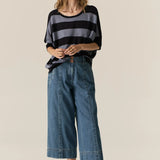 POL CLOTHING - Carsen Crop Pant - Light Wash