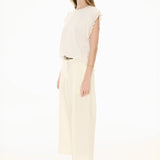 POL CLOTHING - Oskar Pant - Ecru