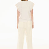 POL CLOTHING - Oskar Pant - Ecru