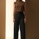 POL CLOTHING - Muhle Barrel Pant - Black