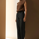 POL CLOTHING - Muhle Barrel Pant - Black