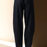POL CLOTHING - Muhle Barrel Pant - Indigo