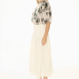 POL CLOTHING - Doyle Denim Skirt - Ecru