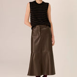POL CLOTHING - Hugo Skirt - Choc