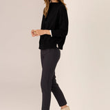 POL CLOTHING - Rowan Drawcord Knit - Black