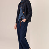 POL CLOTHING - Andie Denim Jacket - Dark Wash